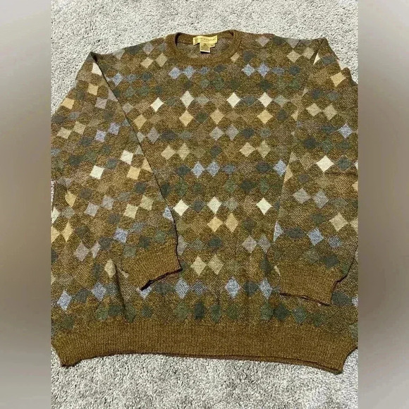 Vintage Other - Vintage Tricots St. Raphael collections Mens 100% Merino wool sweater knitted XL